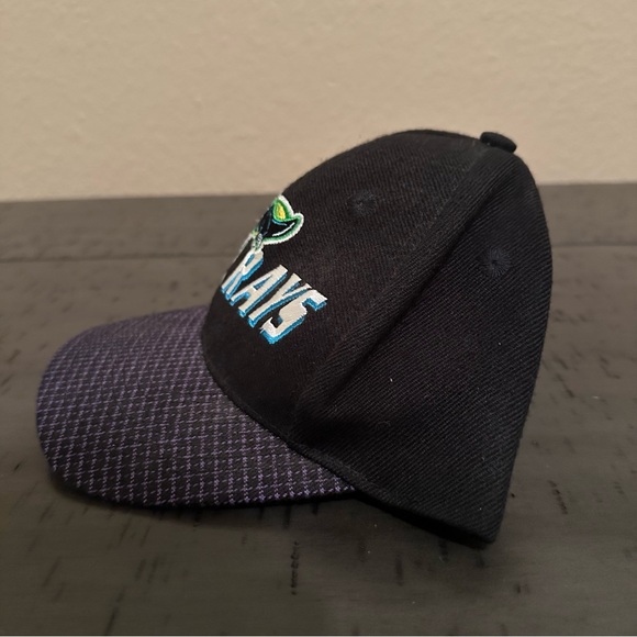 NWT Vintage Logo Athletic Tampa Bay Devil Rays MLB StrapBack Hat - Picture 2 of 6